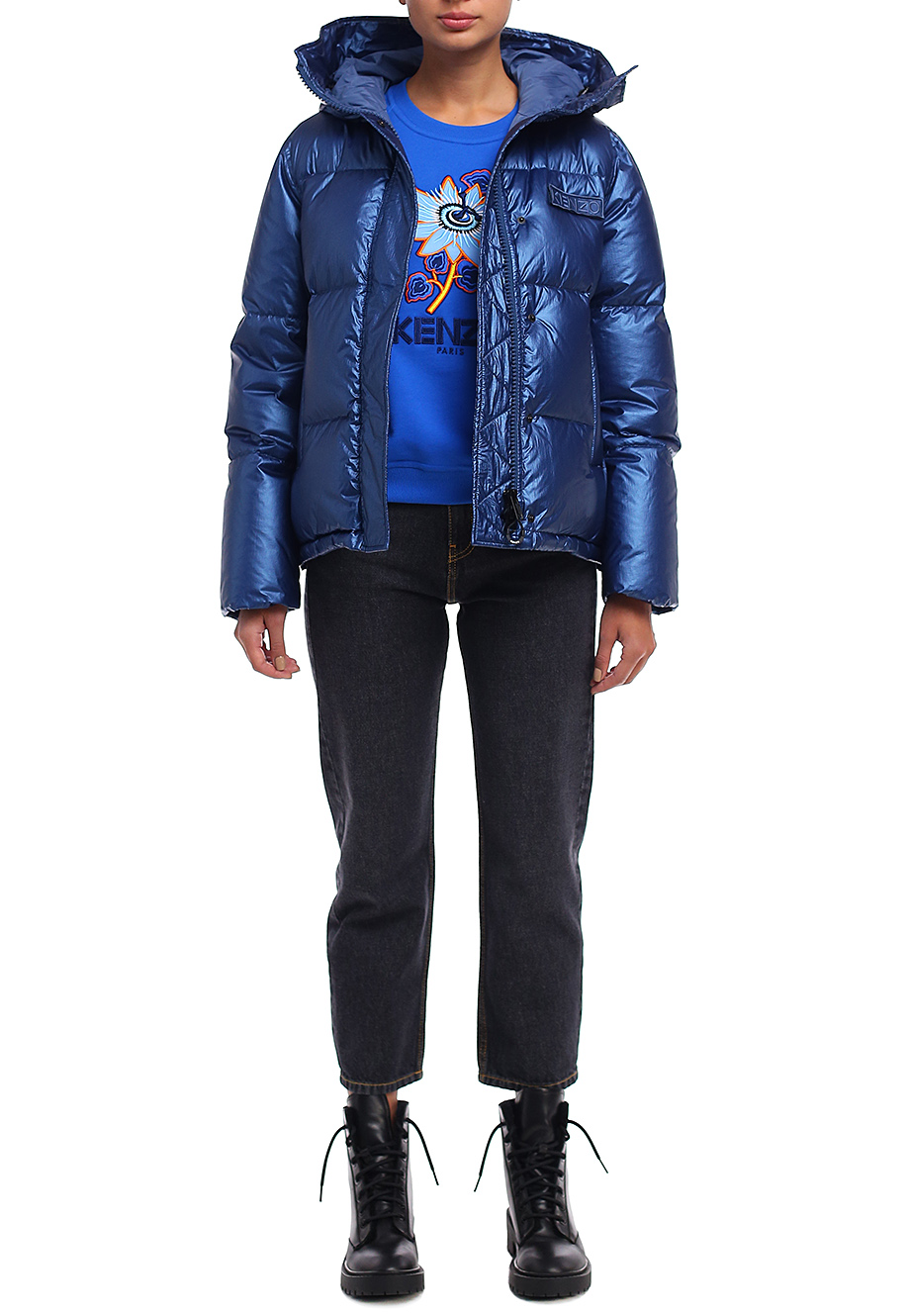 Синяя куртка KENZO - купить на Invogue — арт 2BL074582 76